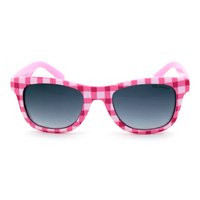 Mangrove Jacks Kids MJK068 C2 Pink, White Check & Pale Pink / Smoke Gradient Polarised Lenses
