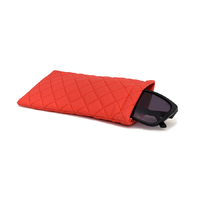 BrightEyes VCS998 Quilted Large Frog Mouth Case Red