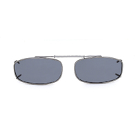 Stalkers Clip On Size 1 Dark Gunmetal / Smoke Polarised Lenses