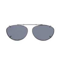 Stalkers Clip On Size 5 Dark Gunmetal / Smoke Polarised Lenses