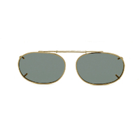 Stalkers Clip On Size 6 Light Gold / G15 Polarised Lenses