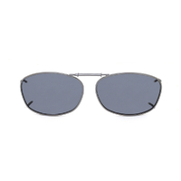 Stalkers Clip On Size 10 Dark Gunmetal / Smoke Polarised Lenses