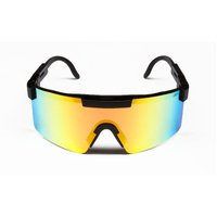 Ugly Fish Retro Series Dexter PR4166 MBLO Matte Black / Orange Revo Polarised Lenses