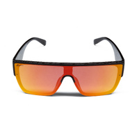 Ugly Fish Retro Series Bohemian PR4696 BLR Shiny Black / Red Revo Polarised Lenses