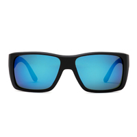 Otis Coastin 139-2101P Matte Black / Blue Mirror Polarised Lenses