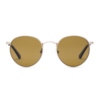 Otis Flint 134-2102 Brushed Gold / Brown Lenses