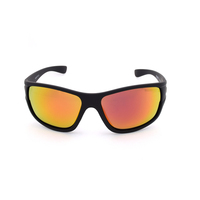 Mangrove Jacks Vendetta C3 Matte Black / Red Revo Polarised Lenses