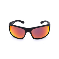 Mangrove Jacks Thunderdome C3 Matte Black / Red Revo Polarised Lenses