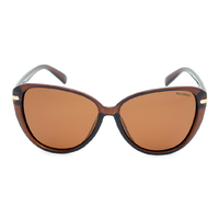Stiletto Charlotte C4 Crystal Dark Brown / Brown Gradient Smoke Polarised Lenses