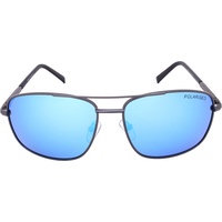 Mangrove Jacks Smoke House C8 Matte Gunmetal / Ice Blue Revo Polarised Lenses