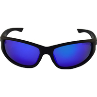 Mangrove Jacks Hit Up C2 Matte Black / Blue Revo Polarised Lenses