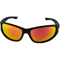 Mangrove Jacks Hit Up C3 Matte Black / Red Revo Polarised Lenses