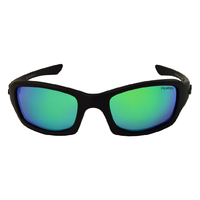 Mangrove Jacks Dog Collar C11 Matte Black / Green Revo Polarised Lenses