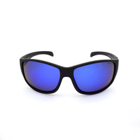 Mangrove Jacks Plastered C2 Matte Black / Blue Revo Polarised Lenses