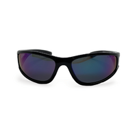Mangrove Jacks Kids Gator C11 Shiny Black / Purple Revo Polarised Lenses
