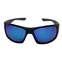 Mangrove Jacks Warrego C2 Matte Black / Smoke w Blue Revo Polarised Lenses
