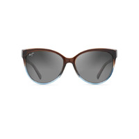 Maui Jim 'Olu 'Olu Readers MR537-002 Translucent Dark Chocolate with Blue / Neutral Grey Polarised Lenses