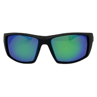Mangrove Jacks Tromso C11 Matte Black / Green Revo Polarised Lenses