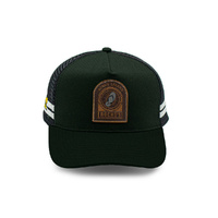Rocko's Outback Trucker Cap Legend Double Plugger Olive