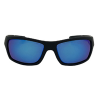 Urban Zoo Barrel C12 Matte Black / Smoke w Blue Revo Lenses