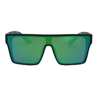 Urban Zoo Sin By The Sea C21 Matte Black / Smoke w Green Revo Lenses