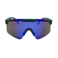 Mangrove Jacks Kids MK073 C2 Matte Black w Matte Crystal Blue / Blue Revo Polarised Lenses