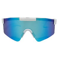 Mangrove Jacks Kids MK073 C8 Shiny White / Ice Blue Revo Polarised Lenses