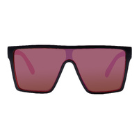 Mangrove Jacks Big Noggin C3 Matte Black w Matte Crystal Red / Red Revo Mirror Polarised Lenses
