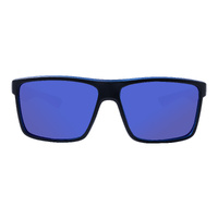 Mangrove Jacks Moonraker C2 Matte Black w Matte Crystal Blue / Blue Revo Mirror Polarised Lenses