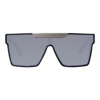 Mangrove Jacks Revolution C5 Shiny Black w Shiny Silver / Silver Flash Mirror Polarised Lenses