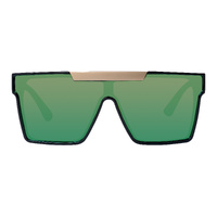 Mangrove Jacks Revolution C11 Shiny Black w Shiny Gold / Green Revo Polarised Lenses