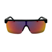 Mangrove Jacks Nefarious C3 Matte Black / Black Red Revo Polarised Lenses