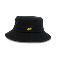 Rocko's Bucket Hat Pluggers Cotton Black M/L