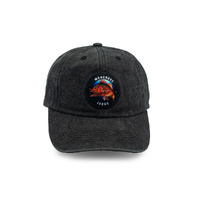 Mangrove Jacks Dad Hat Washed Black OSFM