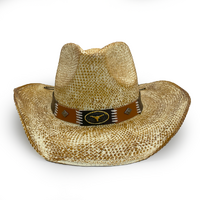 Rocko's Straw Hat Platinum Range Rebel Faded Beige
