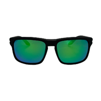 Mangrove Jacks Paradox C11 Matte Black / Green Revo Polarised Lenses