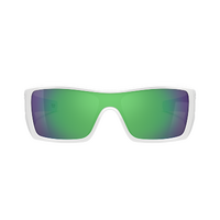 Oakley Batwolf Custom OO9101 White / Prizm Jade Polarised Lenses