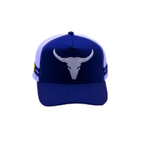 Rocko's Outback Trucker Longhorn Bull Navy OSFM