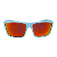 Mangrove Jacks Hoodlum C12 Light Blue / Red Revo Polarised Lenses