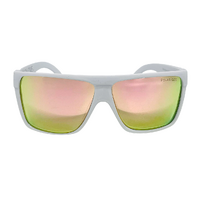 Mangrove Jacks Showtime C9 White w Temple Print / Ice Pink Revo Polarised Lenses
