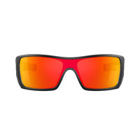 Oakley Batwolf Custom OO9101 Matte Black / Prizm Ruby Polarised Lenses