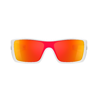 Oakley Batwolf Custom OO9101 Polished White / Prizm Ruby Polarised Lenses