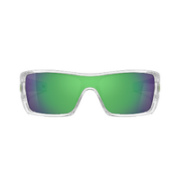 Oakley Batwolf Custom OO9101 Polished Clear / Prizm Jade Iridium Lenses