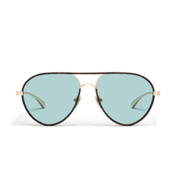 Quay Say Less NO-NS-2763 Amber Tortoise / Aqua Lenses