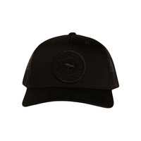 Ringers Western Signature Bull Trucker Cap Black/Black OSFM
