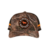 Ringers Western McCoy Trucker Cap Camo/Orange OSFM