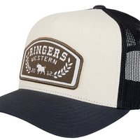 Ringers Western Wheatbelt Trucker Off White/Charcoal OSFM