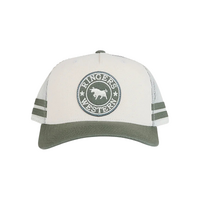 Ringers Western McCoy Trucker Cap Beige/Pale Olive OSFM