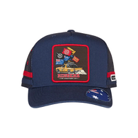 Ringers Western Ute Flag Deep Fit Trucker Cap Navy/Red OSFM