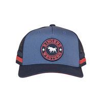 Ringers Western McCoy Kids Trucker Cap Yale Blue/Navy